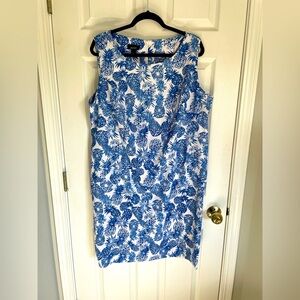 ALYX blue and white pineapple dress